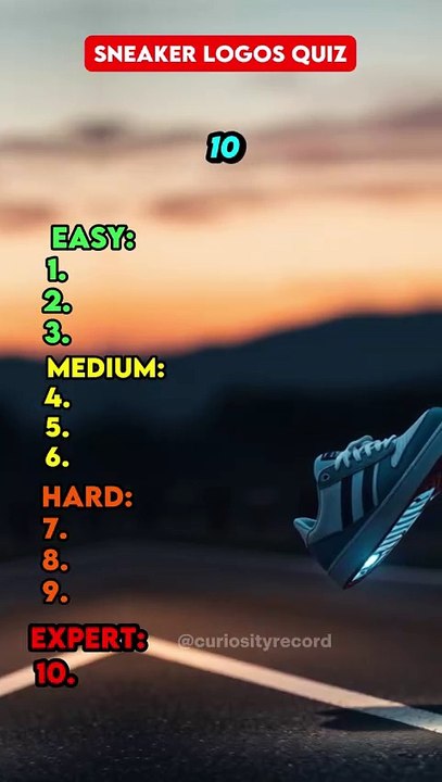 Can You Guess these 10 Sneaker Brands by their Logos?