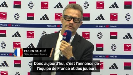 Bleus - Galthié sur les retours de Jegou et Auradou : "On a déjà beaucoup répondu"