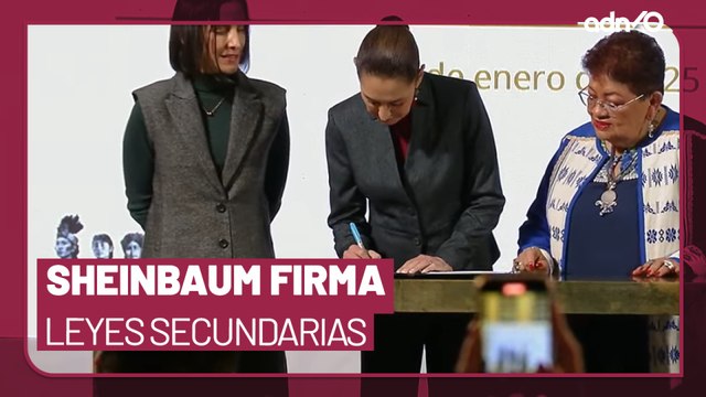 Sheinbaum firma leyes secundarias para que Pemex y la CFE sean empresas públicas del Estado