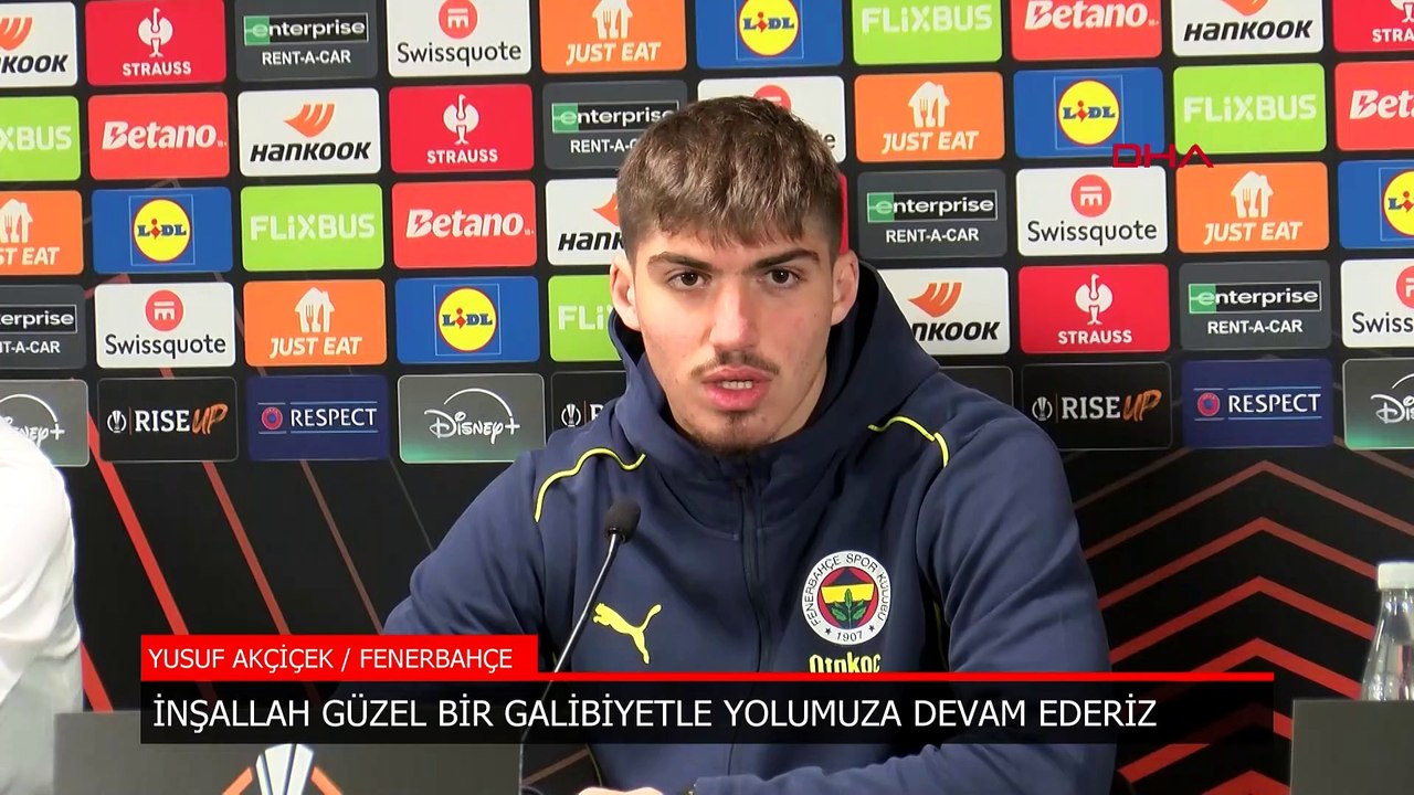 Fenerbahçe'de Yusuf Akçiçek: İnşallah güzel bir galibiyetle yolumuza devam ederiz