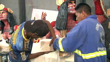 BASTIDORES DA FOLIA: confira como está o preparo da Escola de Samba Sangue Jovem para o Carnaval 2025