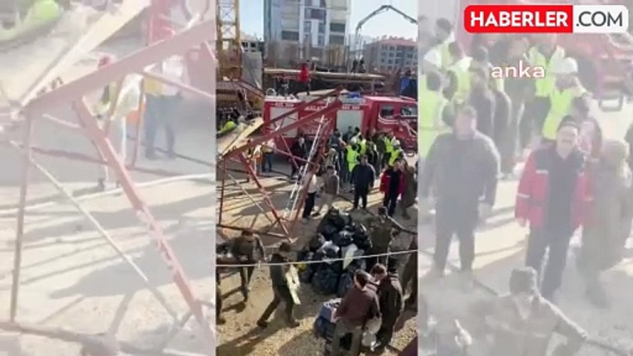 Malatya'da TOKİ İnşaat İşçilerine Ait Kontenyerlerde Yangın