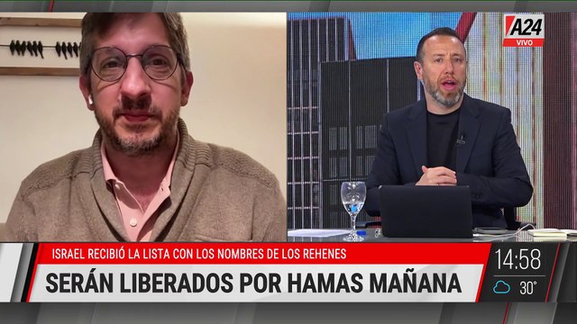 🔴 GUERRA EN MEDIO ORIENTE: ISRAEL RECIBIÓ LA LISTA CON LOS REHENES A LIBERAR EN LA FRANJA DE GAZA