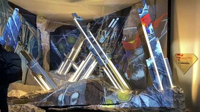 Aperçu de la Forteresse de Solitude, à l'exposition Superman au Festival de la BD d'Angoulême