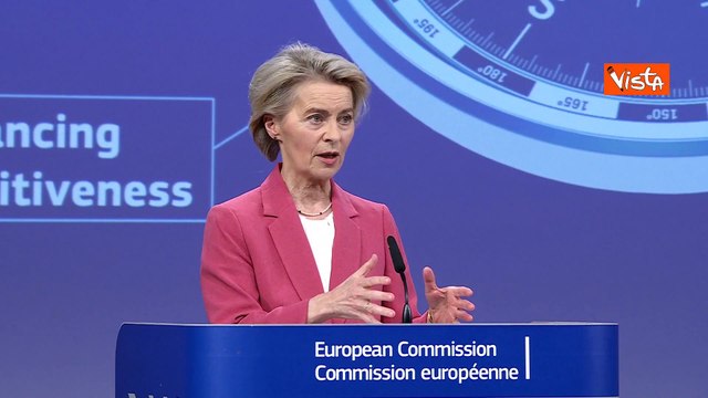 Von der Leyen: Tre pilastri bussola, innovazione, decarbonizzazione e dipendenze energetiche