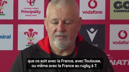 Pays de Galles - Gatland : "On ne peut pas se concentrer uniquement sur Dupont"