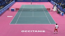 Le replay de Auger-Aliassime - Cazaux (1er set) - Tennis - Open d'Occitanie