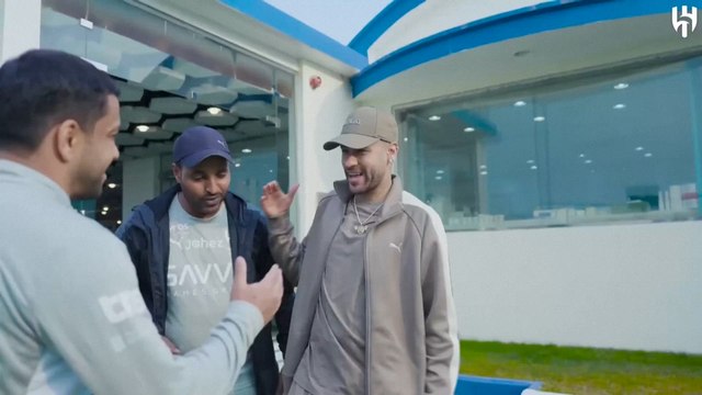 La DESPEDIDA de NEYMAR de sus compañeros del AL HILAL: rumbo al SANTOS