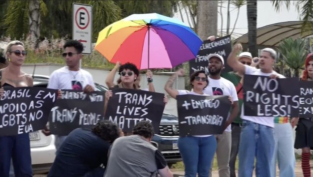 Un grupo trans se manifiesta en Brasil en contra de las políticas de marginación de Donald Trump