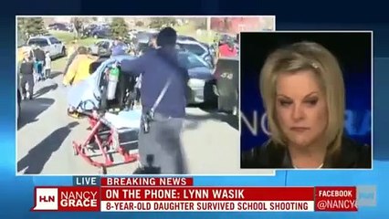 Sandy Hook: Phone Interview w/ Lynn Wasik, uses St  Rose Of Lima Footage, wore bulletproof vest