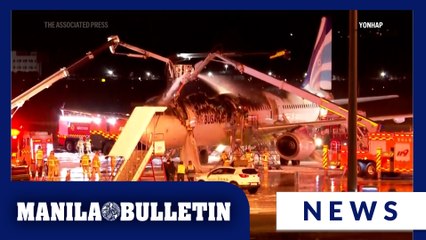 Passenger plane catches fire at South Korean airport, 176 people on board evacuated