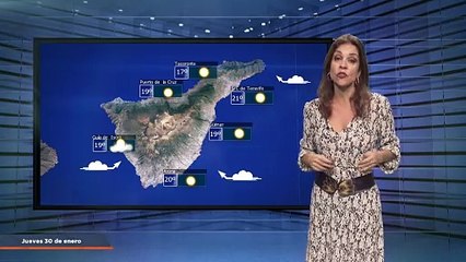 La previsión del tiempo en Canarias para el 30 de enero de 2025, en Atlántico Televisión.