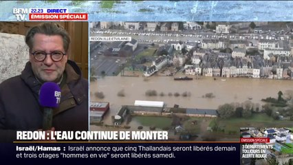 Inondations: "La prévision jusqu'à la moitié de la nuit semble indiquer une stagnation des eaux"
