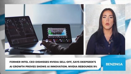Former Intel CEO Dismisses Nvidia Sell-Off, Says DeepSeek’s AI Growth Proves Shows AI Innovation. Nvidia Rebounds 9%