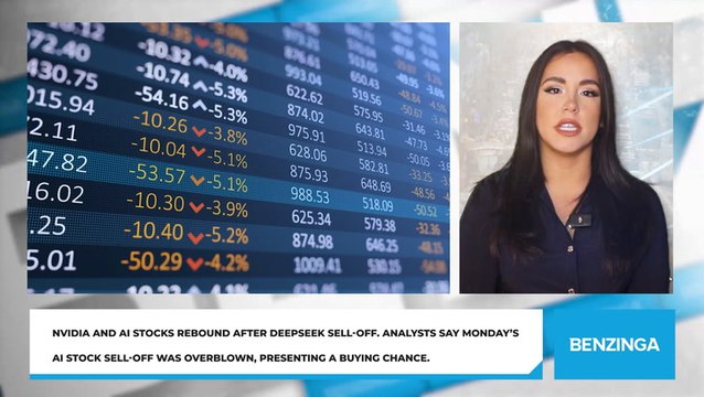 Nvidia and AI Stocks Rebound After DeepSeek Sell-Off. Analysts Say Monday’s AI Stock Sell-Off Was Overblown, Presenting a Buying Chance.