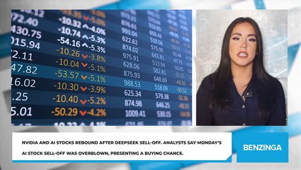 Nvidia and AI Stocks Rebound After DeepSeek Sell-Off. Analysts Say Monday’s AI Stock Sell-Off Was Overblown, Presenting a Buying Chance.