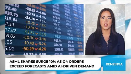 ASML Shares Surge 10% as Q4 Orders Exceed Forecasts Amid AI-Driven Demand