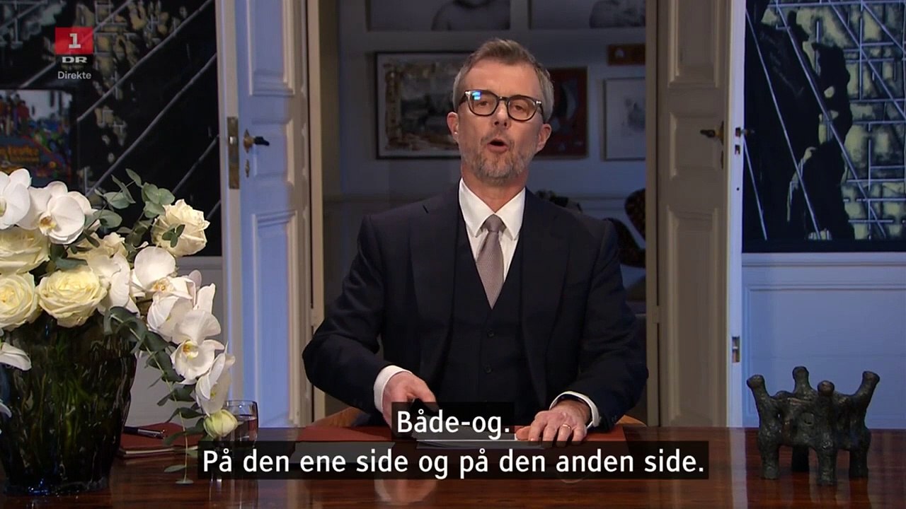 Kong Frederik - Nytårstale | Direkte - 31 December 2024 | DR1