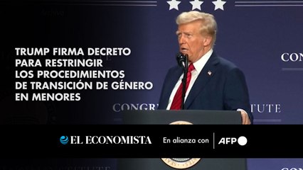 Trump firma decreto para restringir los procedimientos de transición de género en menores