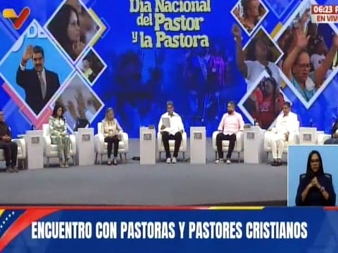Pdte. Maduro agradece las palabras y oraciones de las pastoras y pastores presentes en el encuentro