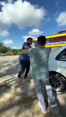 Taxistas hondureños peleando