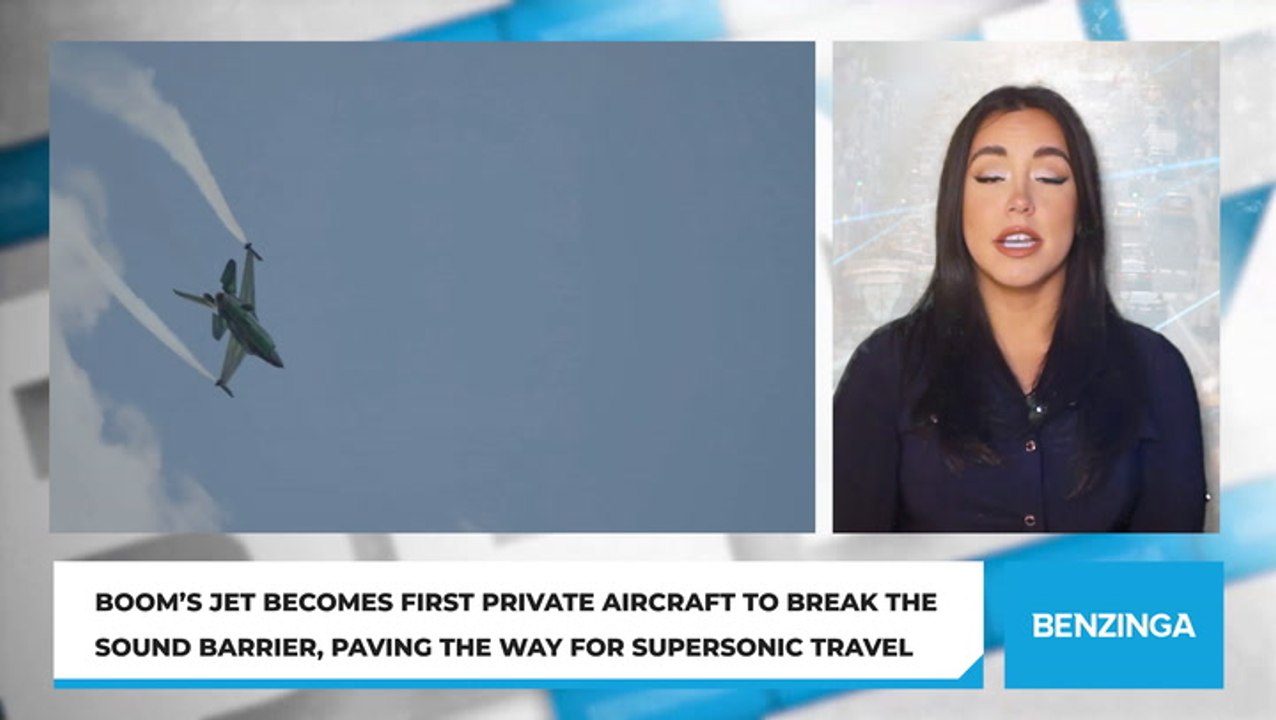 Boom’s Jet Becomes First Private Aircraft To Break The Sound Barrier, Paving The Way For Supersonic Travel