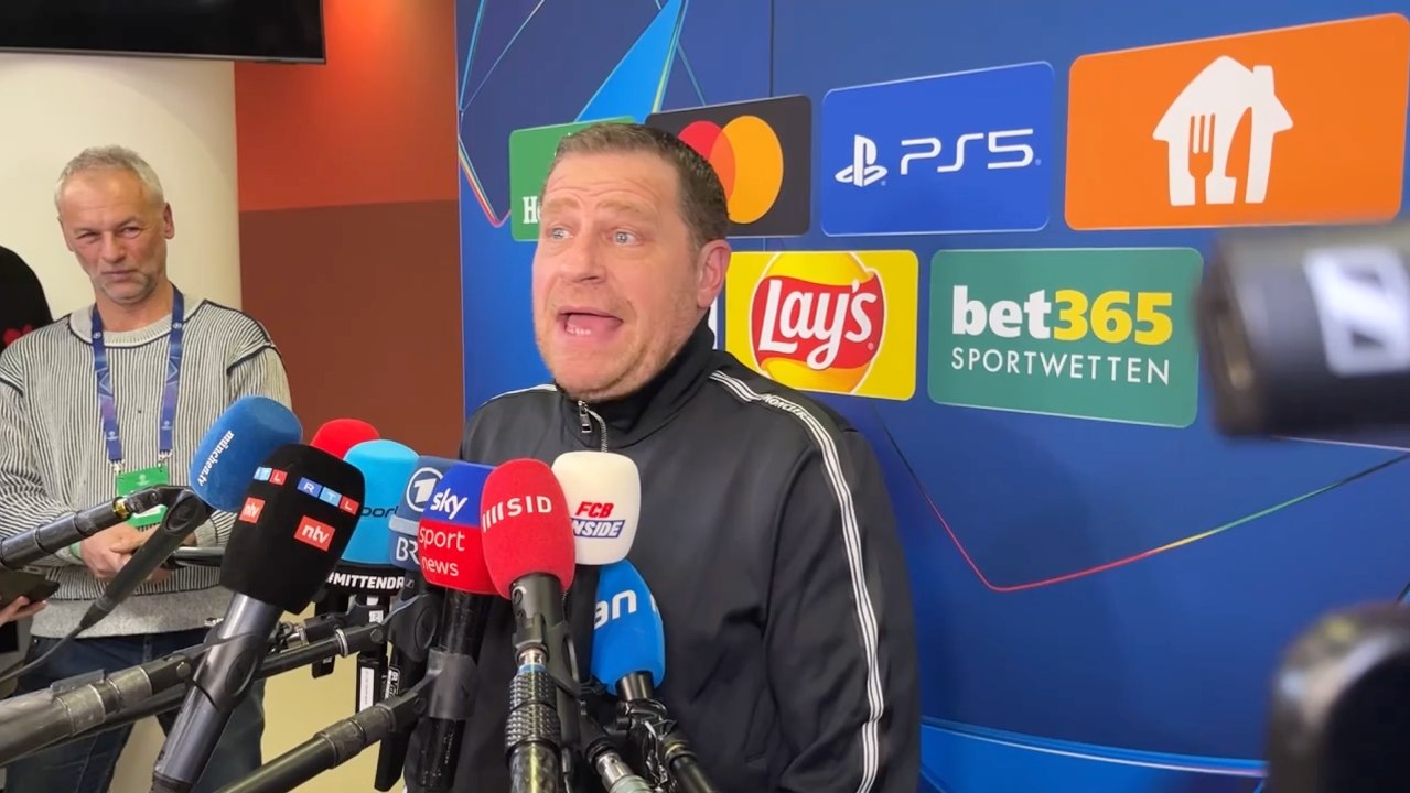 'Guck nicht so, das mag ich nicht': Eberl diskutiert mit Reporter