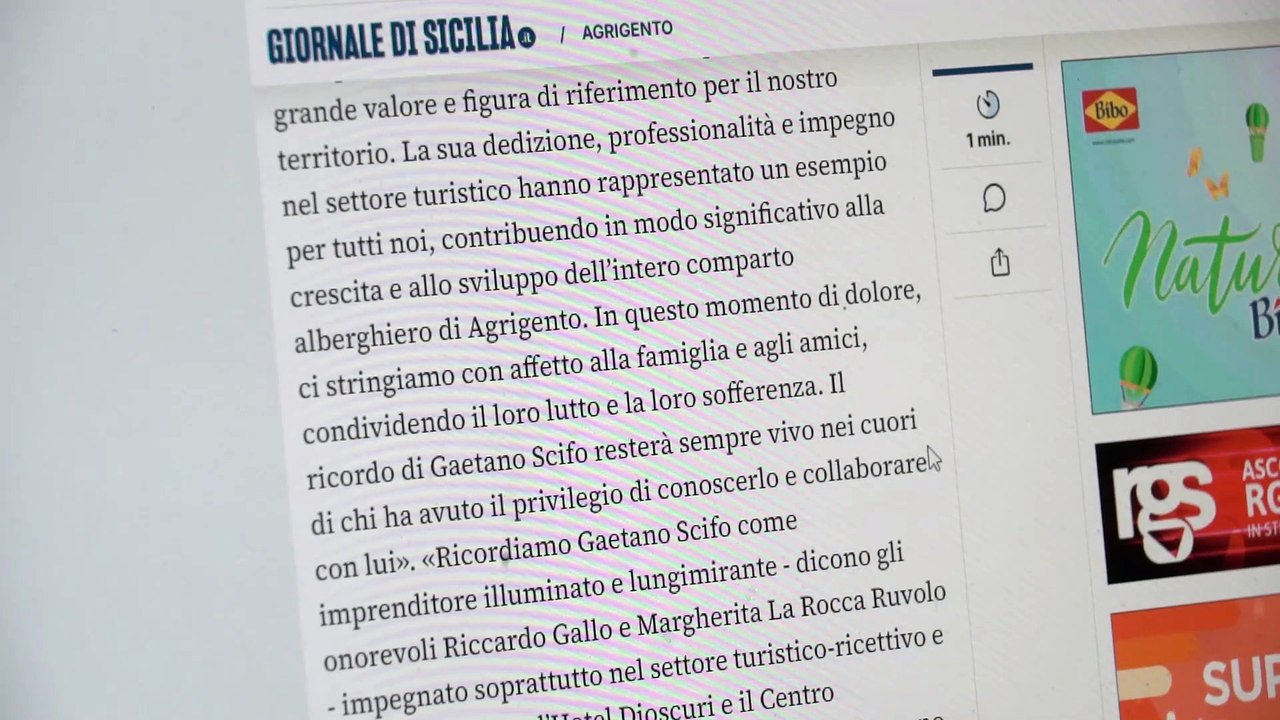 Prefetto, nella città di Pirandello il condannato per corruzione Scifo diviene eroe