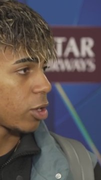 Lamine Yamal habla tras el FC Barcelona - Atalanta, de Champions League