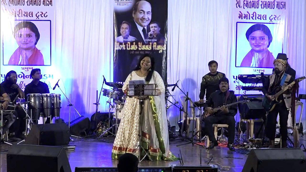 Aji Rooth Kar Ab Kahan Jaiyega II Anuska Chaddha live cover evergreen song (720p)