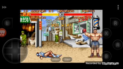 Street Fighter II Turbo: Hyper Fighting Balrog vs Chun-li luta completa