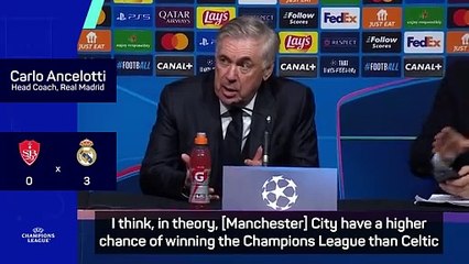 Ancelotti ready to face Manchester City in Champions League