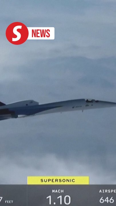 Boom! US jet breaks sound barrier in bid to revive supersonic travel