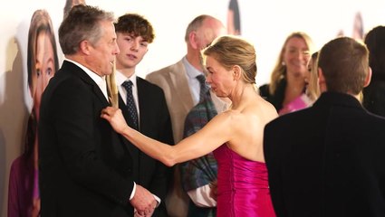 Renee Zellweger and Hugh Grant reunite and share joke at Bridget Jones UK premiere
