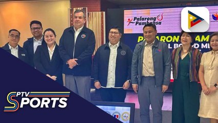 PSC Chairman Richard Bachmann, dumalo sa special board meeting para sa Palarong Pambansa 2025