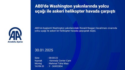 ABD'de korku dolu anlar: Uçak helikopterle çarpıştı