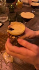 Guy Accidentally Shatters His Cocktail Glass While Flicking it