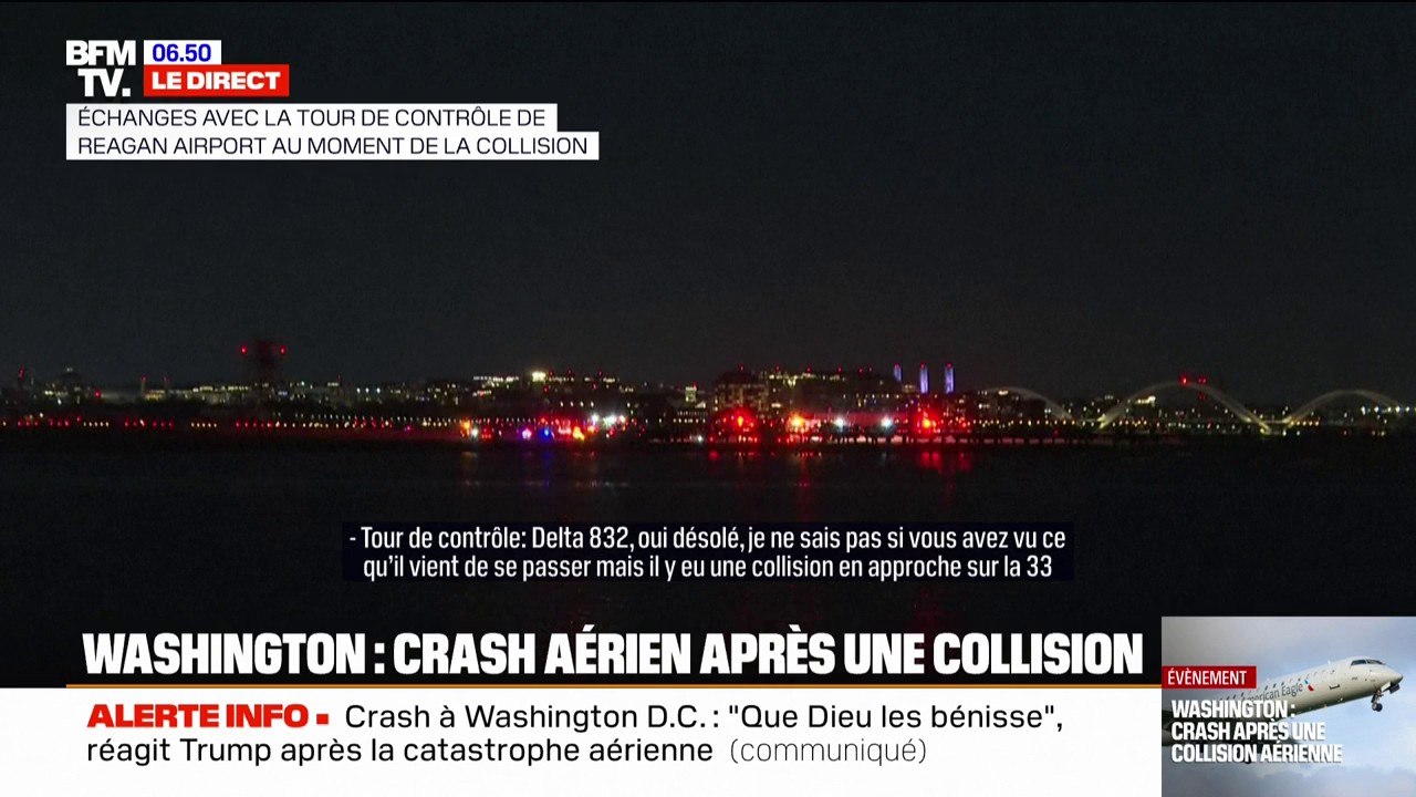 Crash près de Washington: les derniers échanges...