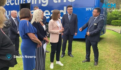 Announcement of electric bus manufacturing at South Nowra