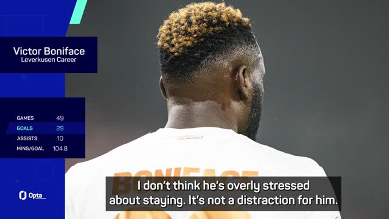 Alonso brings clarity on Boniface's future