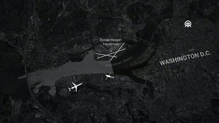 ABD'de Washington yakınlarında yolcu uçağı ile askeri helikopter havada çarpıştı