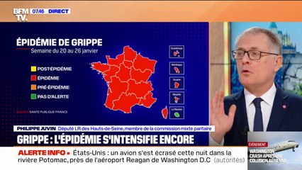 Philippe Juvin, député LR et médecin: "La grippe est beaucoup plus sévère que l'année dernière"
