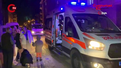 Karaman'da yangın paniği: Balkona çıkıp yardım istediler!