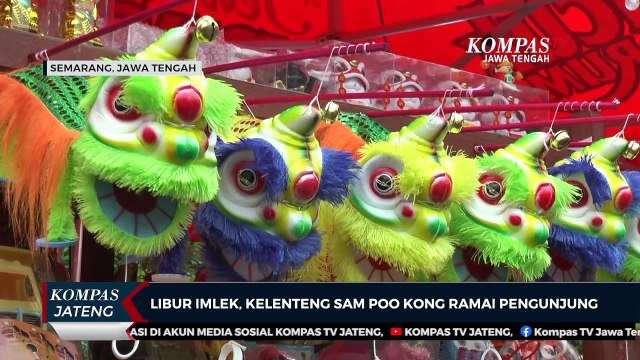 Libur Imlek, Kelenteng Sam Poo Kong Ramai Pengunjung