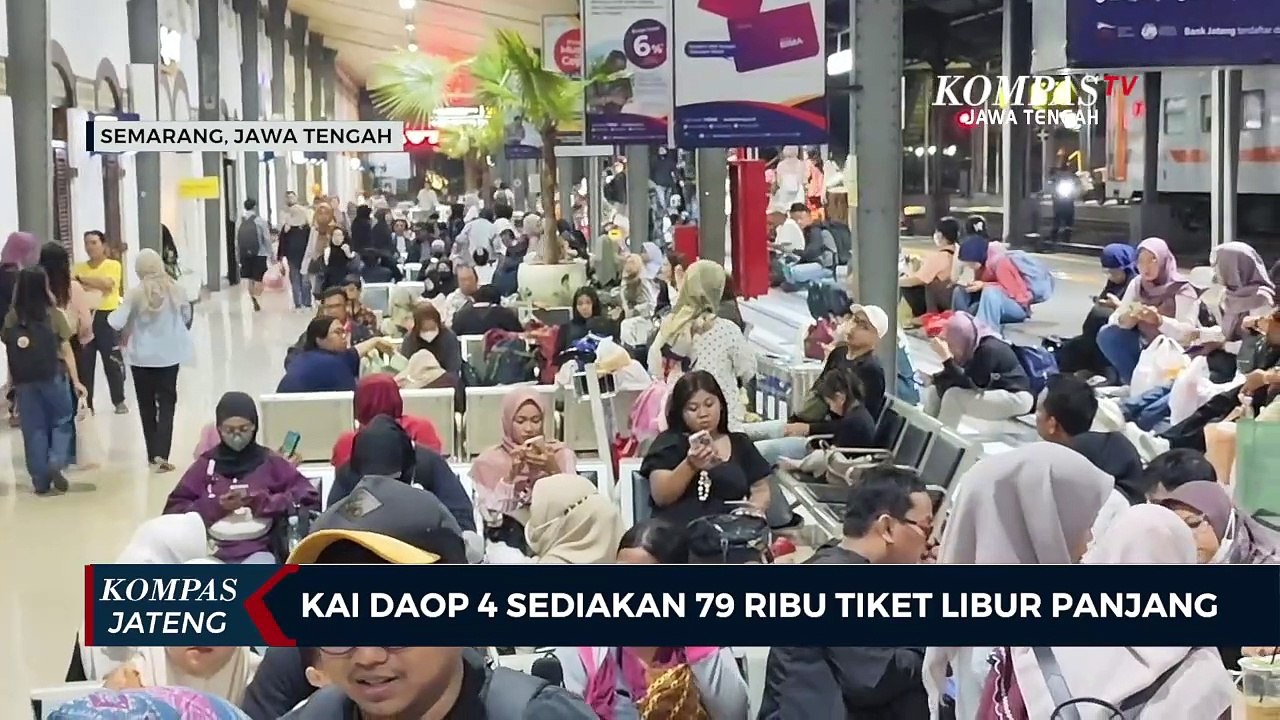 KAI Daop 4 Semarang Sediakan 79 Ribu Tiket Libur Panjang
