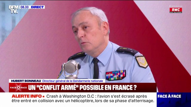 Hubert Bonneau (DG de la Gendarmerie nationale): Je suis frappé par la montée des violences entre les personnes