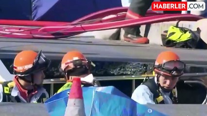 Obruğa düşen sürücüyü kurtarma çalışmaları 2. günde sürüyor