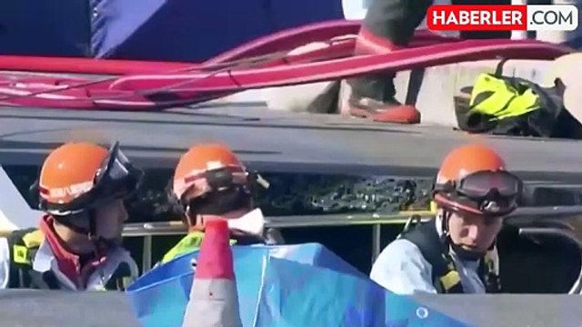 Obruğa düşen sürücüyü kurtarma çalışmaları 2. günde sürüyor