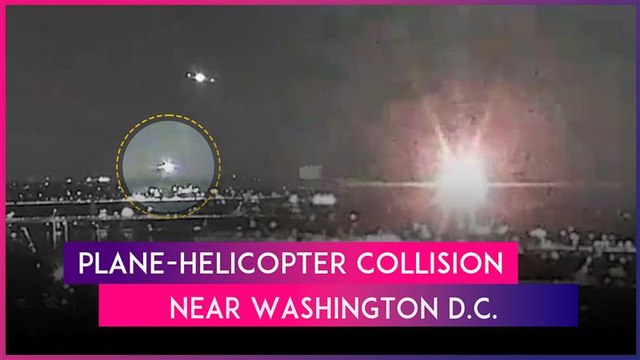American Airlines Plane Collides With Helicopter Near Washington DC, No Sign Of Survivors So Far