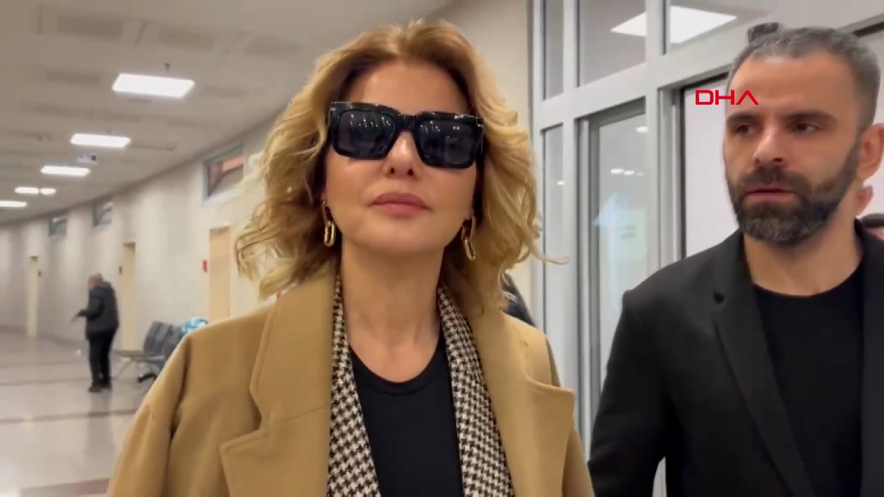 Gülben Ergen ifade vermek için Çağlayan Adliyesi'ne geldi